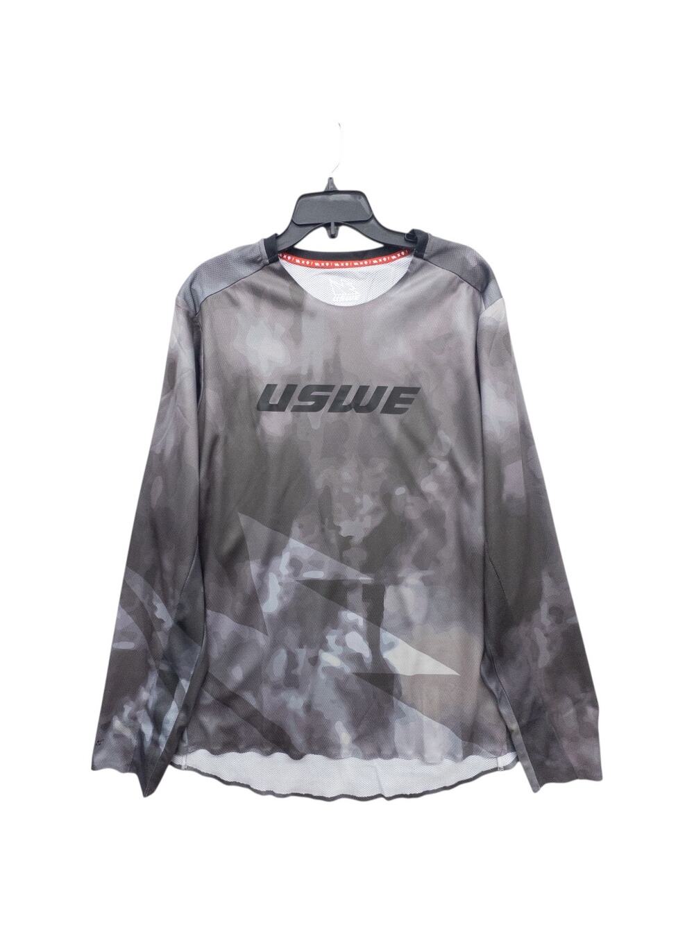 USWE Rok Off-Road Air Jersey Mens XXL Gray Black Dirt Bike MX Enduro Long Sleeve
